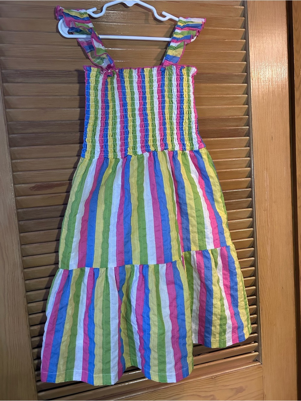 Zuni Girls Rainbow Striped Sundress
